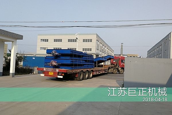 方形擋板門（寬11M）完工，發(fā)貨了