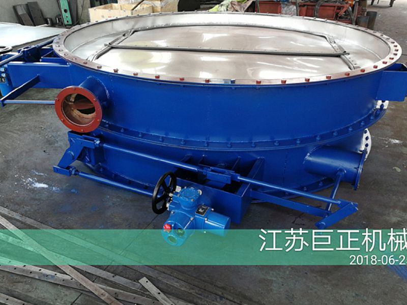 圓形擋板門（直徑280cm）制作完工了，待包裝入庫